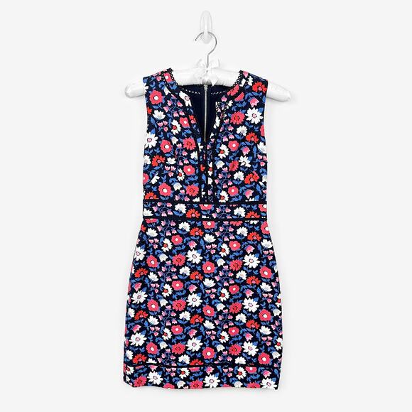 Kate Spade Shore Thing Daisy Mini Dress Size 2 Floral Boho Cocktail Girlcore - Picture 1 of 4